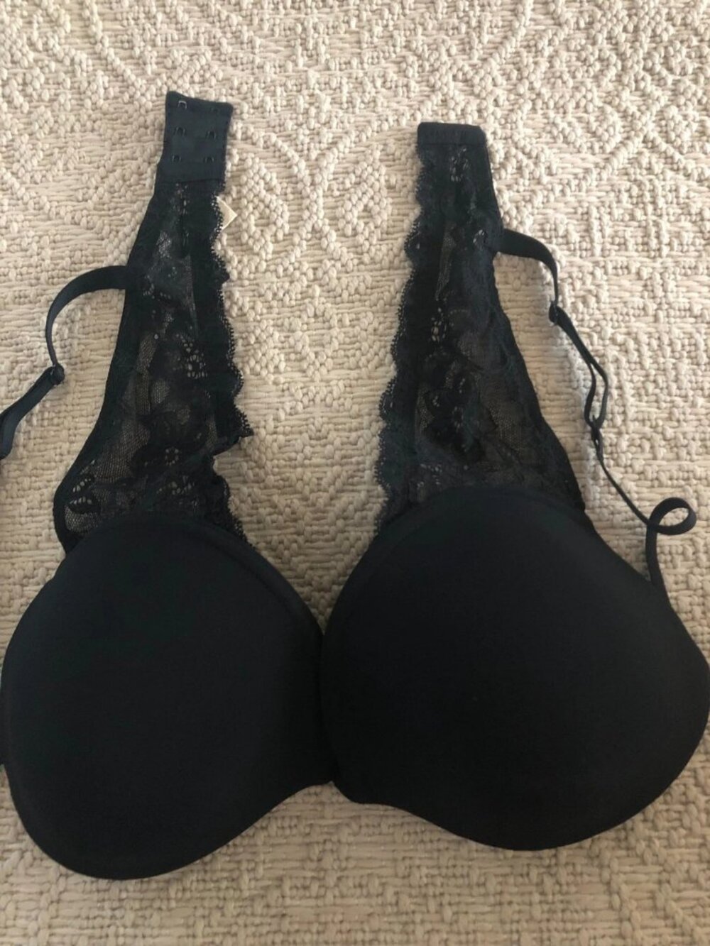 Calvin Klein T Shirt Bra 38C Perfectly Fit Full Coverage Underwire Black